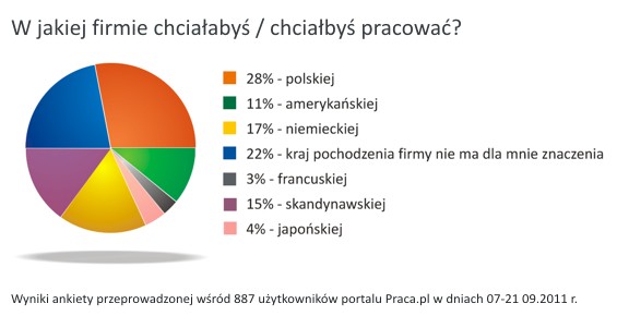 W jakiej firmie chciałbyś pracować