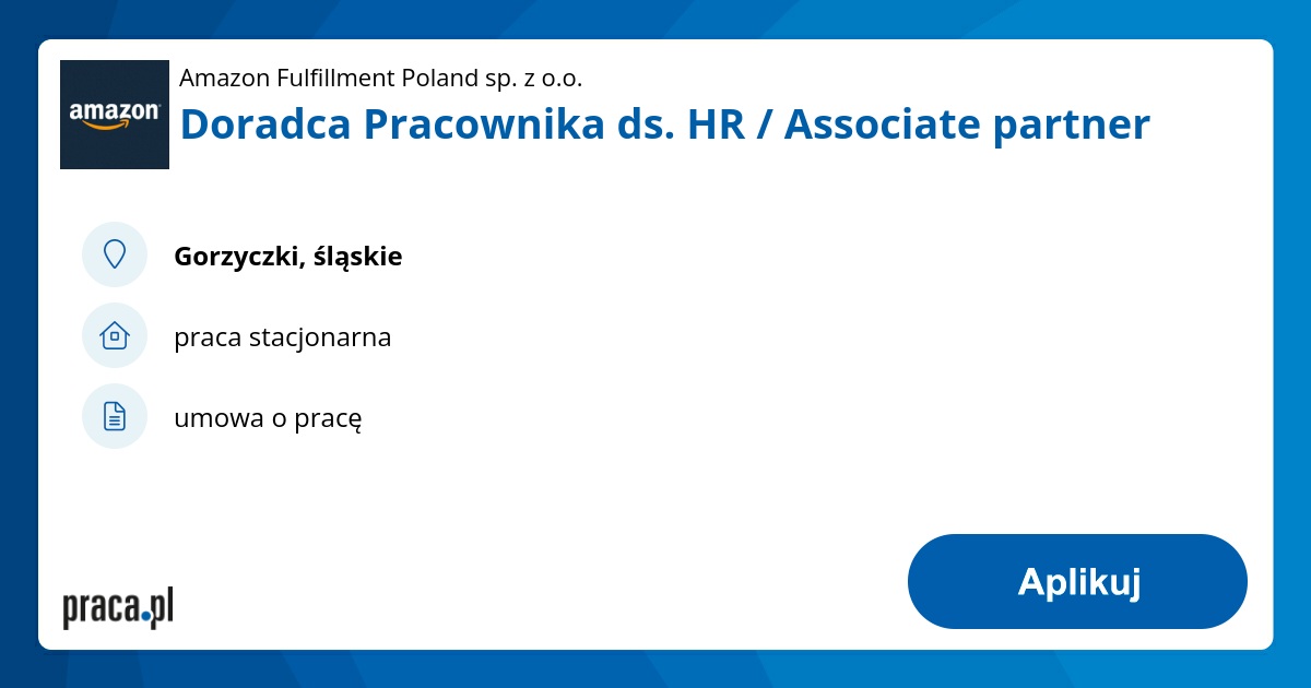 Doradca Pracownika ds. HR / Associate partner