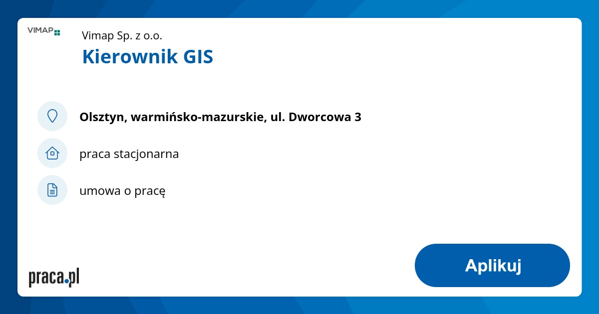 Kierownik GIS