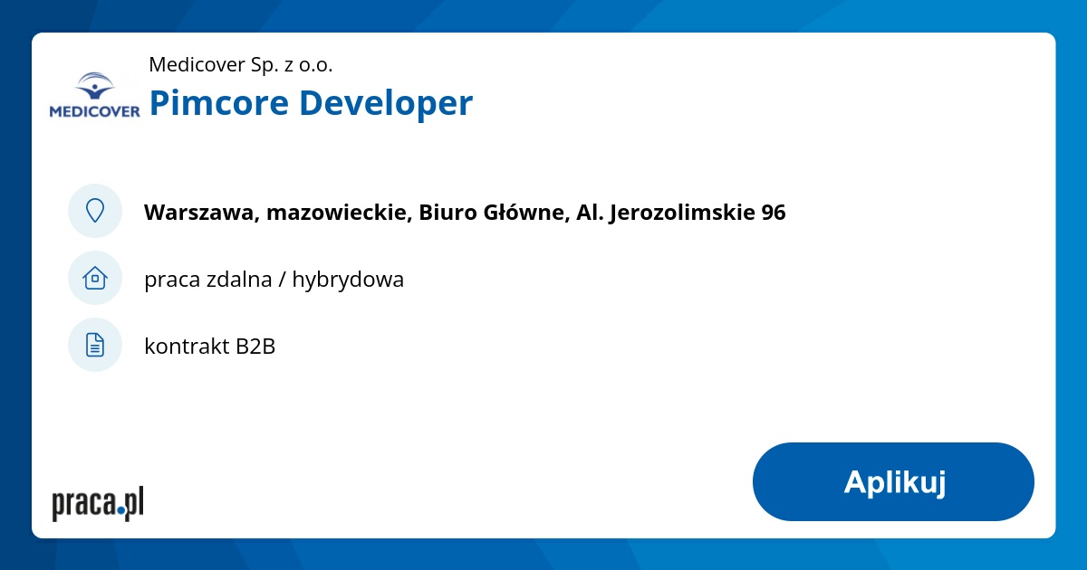 Pimcore Developer