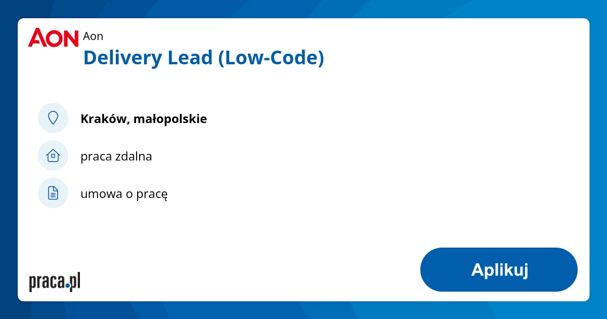 Delivery Lead (Low-Code)